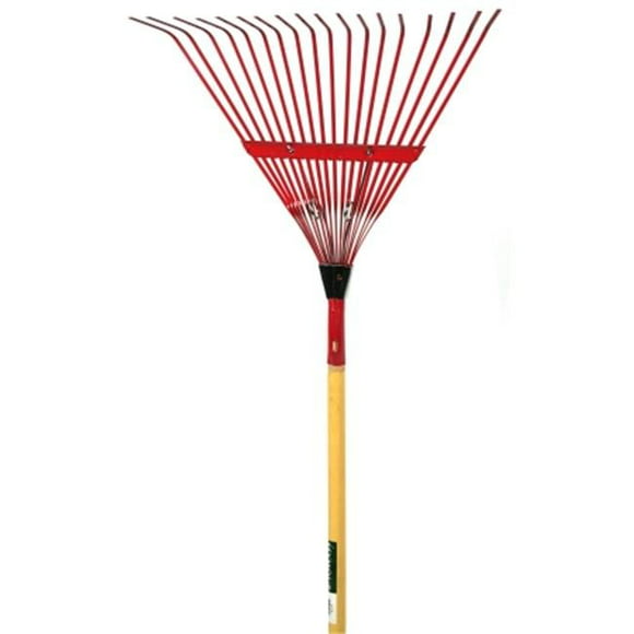 Seymour 18in. 18 Tine Leaf Rake With Handle  18in. 18 Tine Leaf Rake With Handle