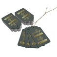 thumbnail image 3 of Inkdotpot Gold Foil Paper Hang Tags Good Bye Tension Hello Pension Retirement Favor Tags 100 Pieces, 3 of 6