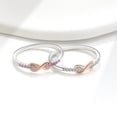 thumbnail image 4 of SEPARQI Women 925 Sterling Silver Butterfly Cubic Zirconia Thumb Ring Stress Anxiety Rings Women's Jewelry Lady Birthday Mother's Day Gifts, 4 of 6