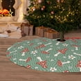 thumbnail image 6 of Yiaed Retro Hippie Groovy Mushroom Print Christmas Tree Skirt , Tree SkirtsTree Mat for Christmas Winter Holiday Indoor Decorations-36", 6 of 7