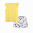 thumbnail image 4 of mgoYE Toddler Boy Clothes 18-24 Months Toddler Girl Summer Short Outfit Sets Cotton Short Sleeve Graphic Tees Animal Print Tops Tees Shorts Clothing Sets Playwear Beach Outfits| 4-5 Years, 4 of 7