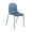 Whale Blue, variant on Jamesdar, Serena Stackable Dining Chair with cushion. Set of 4, Indoor/ Outdoor, Polypropylene, Steel, Ginger Yellow