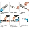 thumbnail image 3 of Square Hole Drill Bit Adapter, Drill Press Mortising Attachment Accurate   for Furniture Making, 3 of 7