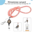 thumbnail image 3 of JP ID Card Lanyard with 32.9" Strap for ID Cards, Champagne, 1 Pack, 3 of 7