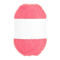 218 Yard Scrubbie Yarn, Sparkle Yarn Polyester Scrubbie Sparkle Glass for Dishcloths Crocheting Knitting DIY Crafts Blanket Rug Sweater Scarf Hat, Carmine