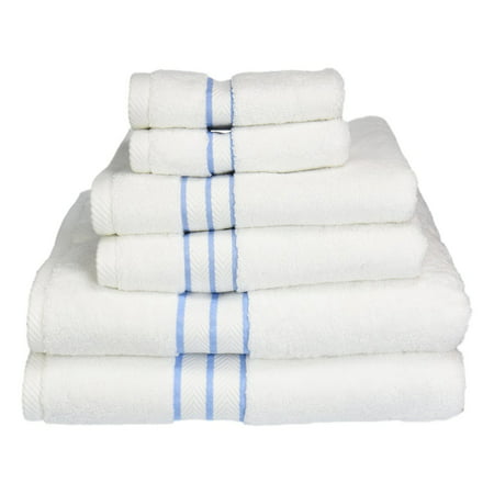 Superior Hotel Collection 900GSM Egyptian Quality Cotton 6-Piece Towel