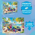 thumbnail image 2 of Puzzle HUADADA, 1000 piezas, colorido carrito de playa, 2 of 7
