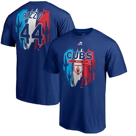 Anthony Rizzo Chicago Cubs Majestic 2019 Spring Training Name & Number T-Shirt -