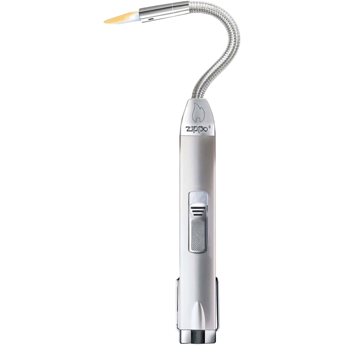 Zippo Silver Flex Neck Utility Lighter, Unfilled
