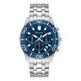 thumbnail image 1 of Reloj Bulova Hombre 98b435 Correa Plateado Bisel Azul Acero Fondo Azul Oscuro, 1 of 3