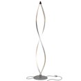 thumbnail image 1 of Brightech Twist LED Spiral Decorative Standing Floor Lamp with Dimmer, Silver, 1 of 10