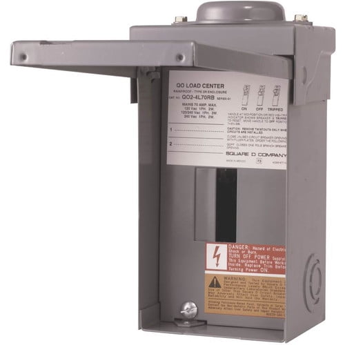 Square D 70 Amp Manual Transfer Switch With Main Lug Load Center