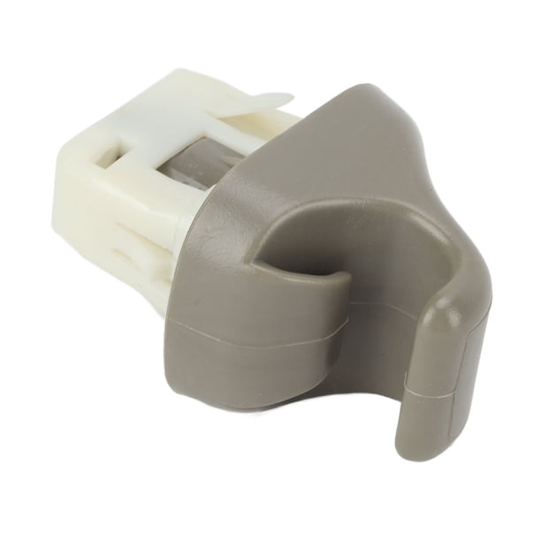 2 Clips Para Parasol De Coche - Compatible Con Mercedes-Benz Clásicos (1980s-1990s), Color Gris, ABS Resistente