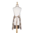 thumbnail image 3 of Stone Tri Color Check Chef Apron, 3 of 3