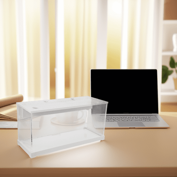 ELAYARD Fish Bowl Betta Tank Tabletop Design Acrylic 1Pcs