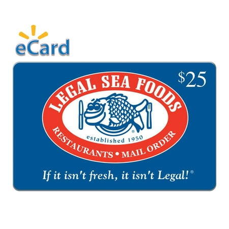 Legal Sea Foods $25 Gift Card (Email Delivery)