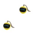 thumbnail image 1 of Transemion Eco-friendly USB Charging LED Light Robot - Obstacle Avoidance Easy To Locate Intelligent Irregular Route Reusable Yellow 2Set, 1 of 6