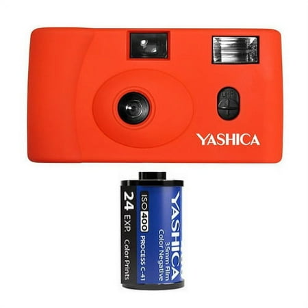 UPC: 4897085463679 | YASHICA MF-1 Snapshot Art 35mm Film Camera Set (Orange)