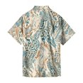 thumbnail image 4 of Hawaiian Shirt For Men, Men's Vintage Button Down Bowling Shirts Short Sleeve Summer Beach Shirt4XL, 4 of 5