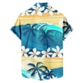 thumbnail image 5 of Hawaiian Shirt For Men, Men's Vintage Button Down Bowling Shirts Short Sleeve Summer Beach Shirt4XL, 5 of 5