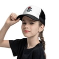 thumbnail image 5 of PAYOHTO Kids Angry Panda and Microphones Baseball Hat Back Adjustable Mesh Breathable Hats Black Trucker Cap Outdoor Fishing Sun Caps for Boys or Girls ages 4-10, 5 of 9