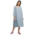 thumbnail image 2 of Moomaya Chemise de Nuit Longue à Boutons pour Femmes Imprimée, 2 of 6