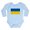 Sky Blue, variant on CafePress - Flag Of Ukraine Body Suit - Long Sleeve Cotton Baby Bodysuit