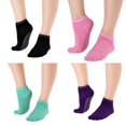 thumbnail image 5 of Women's Fitness Antiskid Sports Ship Socks Colorful Massage Toe Durable Dance,Light Purple, 5 of 7