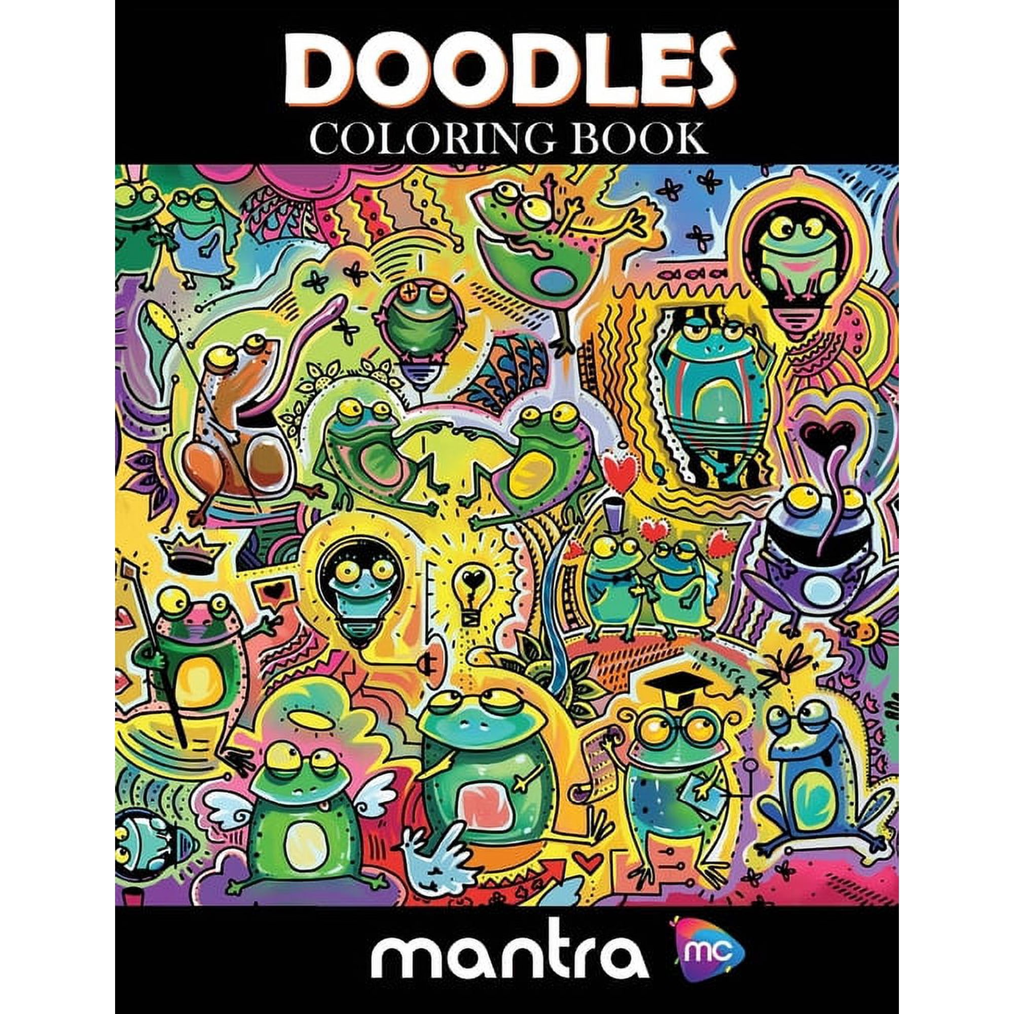 Doodles Coloring Book: Coloring Book for Adults: Beautiful Designs for Stress Relief  Creativity  and Relaxation  (Paperback)