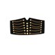 thumbnail image 1 of Cinturón elástico uxcell Cinturón de cintura alta Cadenas de remaches Negro One Size, 1 of 6