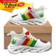thumbnail image 1 of Zapatos planos con estampado de bandera de Jamaica para mujer, zapatillas cómodas con cordones, control flexible, 1 of 6