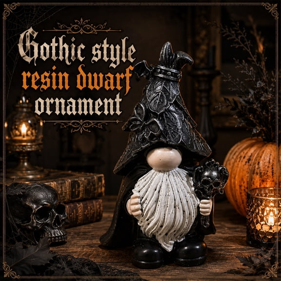 Gothic Halloween Decor Halloween Spooky Indoor Statue for Home Office Shelf Party Room 4.5 Inch Resin Ornament Single Pack