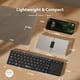 thumbnail image 5 of Teclado Bluetooth plegable iClever BK08 con panel táctil plateado, 5 of 9