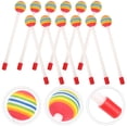 thumbnail image 2 of CIMAXIC Bâtons de Tambour 12 Pcs Bâtons de Tambour Sucette Instrument de Percussion pour Enfants, 8.07"X1.38"X0.35 Pouces, 2 of 4