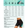 thumbnail image 2 of Charmo Women's Long Board Shorts High Waist Swim Bottom Solid Jammer Swim Shorts, 2 of 7