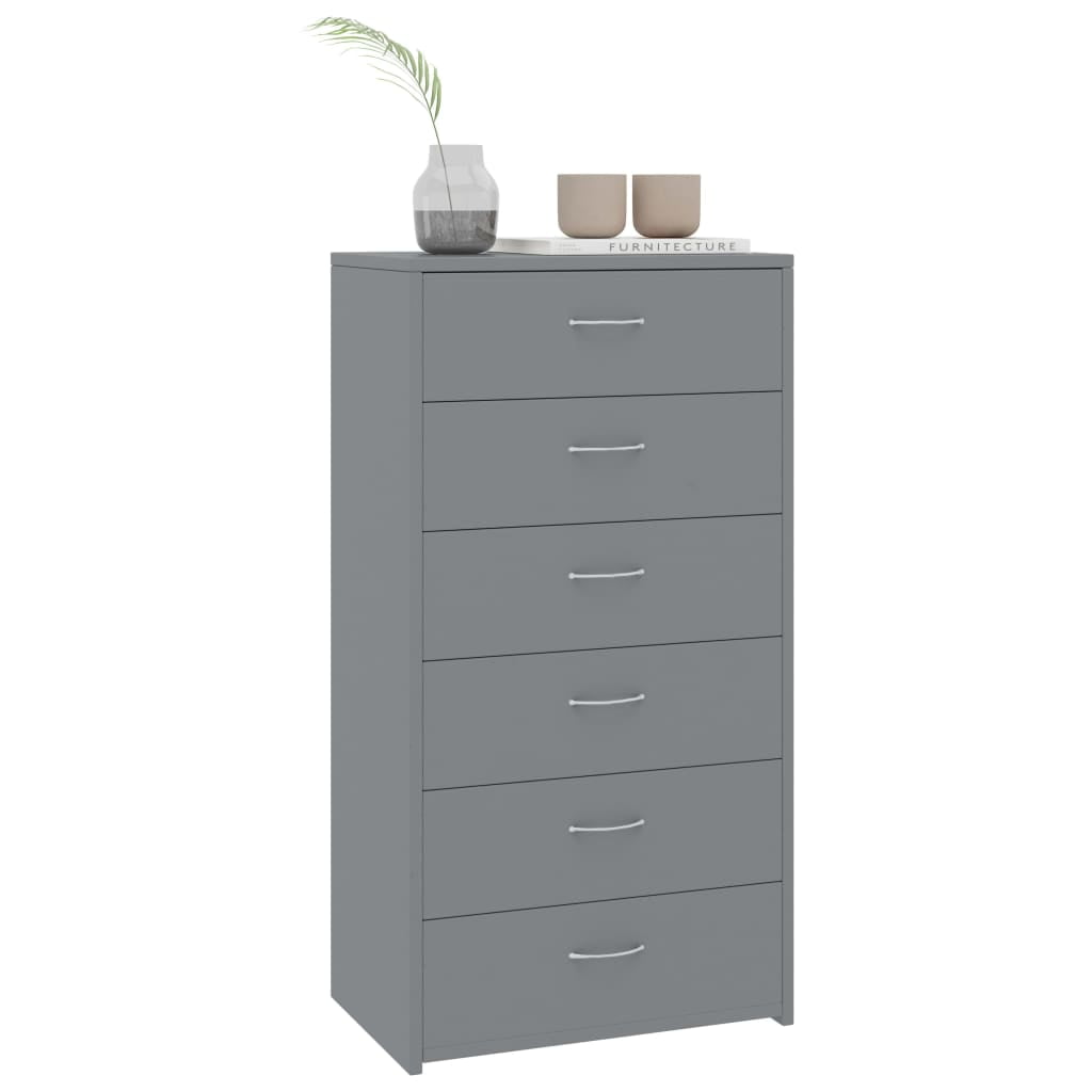 Kepooman Modern Sideboard with 6 Drawers, Buffet Storage Side Cabinet Dresser Organiser for Living Room Kepooman Modern Sideboard with 6 Drawers, Buffet Storage Side Cabinet Dresser Organiser for Living Room