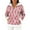 Pink, variant on Women's Casual Fashion Long-Sleeve Zip-Up Fleece Hooded Cardigan with Christmas Print, Cozy and Warm for Winter Season,Purple Pink,M