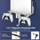 thumbnail image 2 of Kit de montaje en pared 6 en 1 para PS5 Silm compatible con la consola Playstation 5 Silm (edición Disc y Digital) con cable de carga magnético y soporte desmontable para mando, 2 of 7