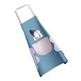 thumbnail image 1 of Apron PVC Pocket Adjustable Apron Waterproof Oil-proof Apron Waterproof Apron Apron Pocket Apron Adjustable Oil-proof Bib Kitchen Accessory, Type 1, Lake Blue, 1 of 8