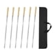 thumbnail image 1 of Brochetas de metal Colamx para asar kebab 6 uds con bolsa de almacenamiento, 1 of 8