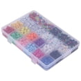 thumbnail image 1 of Acrylic Rice Beads, Craft Beaded Package 6mm 10 Color  For Crafts Making, 1 of 8