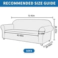 thumbnail image 2 of JIATER 1-Piece Sofa Cover Stretch Couch Cover Washable Sofa Slipcover Furniture Protector for 3 Cushion Sofa,Light Gray, 2 of 8
