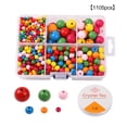 thumbnail image 4 of Inteprter Juego de cuentas de Juego de cuentas naturales con 1 línea de rollo Adornos familiares hechos a mano para niños Collar de bolas Artesanía Inteprter HA061539-00, 4 of 6