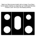 thumbnail image 3 of Stove Protector Liners Compatible with LG Stoves, LG Gas Ranges - Customized - Easy Cleaning Liners for LG Compatible Model LDG3037BD, 3 of 7