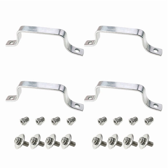 4 pieces of Detachable Cookware Side Handles, Replacement Pot Grips for Pressure Cooker, Wok, Steamer Kettle and Stainless‑Steel Frying Pan