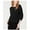 Black, variant on maison Jules Womens Bow-Back Knit Sweater, Pink, Large