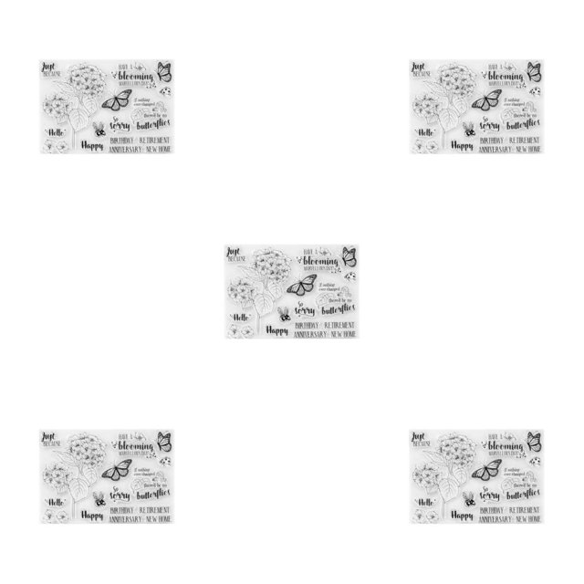 sweethay Stamping Seal Exquisite Office Supplies Transparent Kit Ornaments Stamper Scrapbooking Card Tool Decorations Making DIY Type2 NO2
