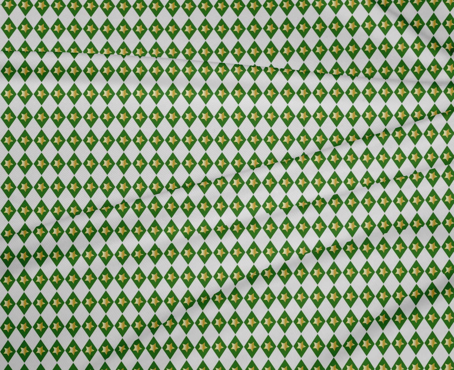 oneOone Polyester Lycra White Fabric Christmas Quilting Supplies Print Sewing Fabric By The Yard 56 Inch Wide