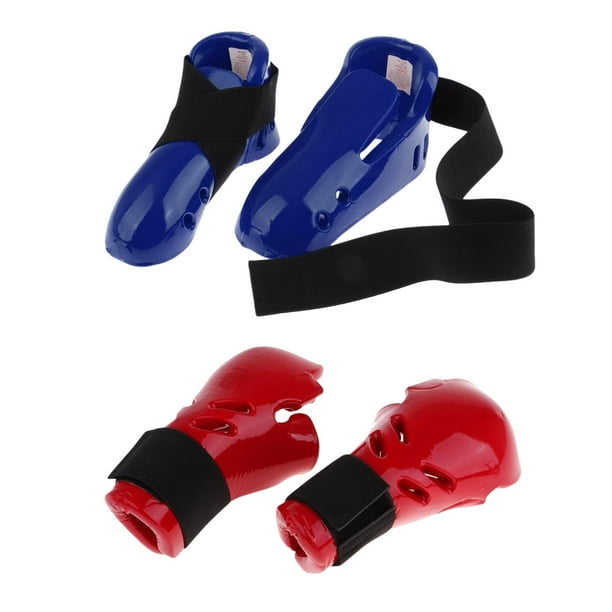 Guards Karate Sparring Foot Gear Sparring Blue