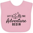 thumbnail image 3 of Inktastic Let the Adventure Begin with Camping Tent and Mountains Boys or Girls Baby Bib, 3 of 4